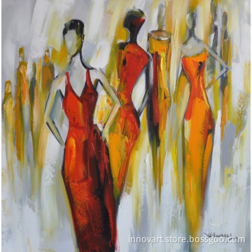modern figure art oil painting